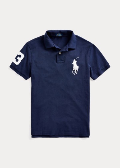 Camisa Polo Polo Ralph Lauren Hombre Azul Marino - Big Pony Mesh - WVAME2739